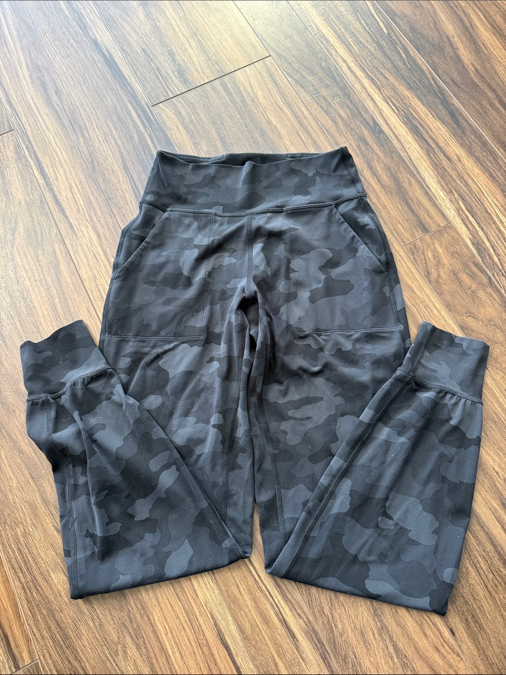 Lululemon Black Camo High-Rise Performance Leggings